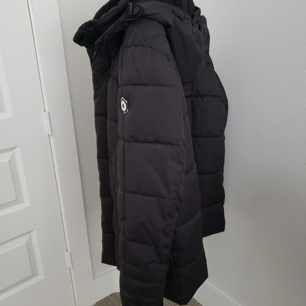 (EUC) Ben Sherman Black Puffer Quilted Jacket with Hood (Boys XL or Men's Small) - Picture 13 of 14